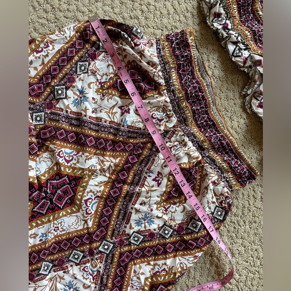 Boho Gypsy crop top and pants matching set - Picture 13 of 16